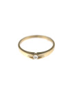 White gold zirconia ring DBL02-01 