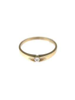 White gold zirconia ring DBL02-01