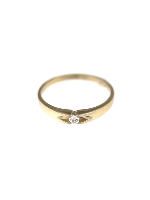 White gold zirconia ring DBL02-01