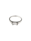 White gold zirconia ring DBL03-01 
