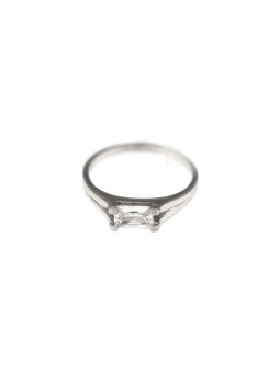 White gold zirconia ring DBL03-01