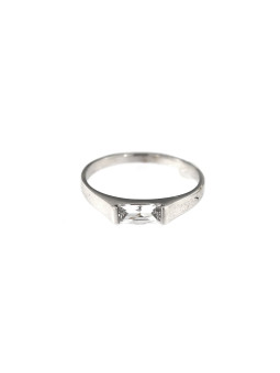 White gold zirconia ring DBL03-05