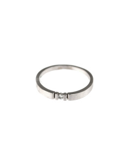 White gold zirconia ring DBL04-02