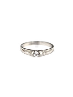 White gold zirconia ring DBL04-07