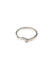White gold zirconia ring DBL05-02 