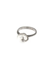 White gold pearl ring DBP01-01 