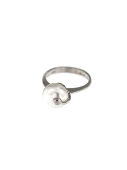 White gold pearl ring DBP01-01