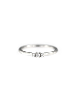 White gold zirconia ring DBT02-02