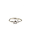 White gold zirconia ring DBT05-01 