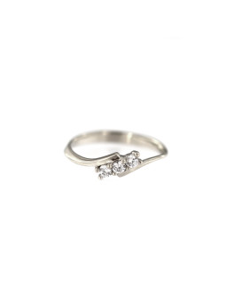 White gold zirconia ring DBT05-01