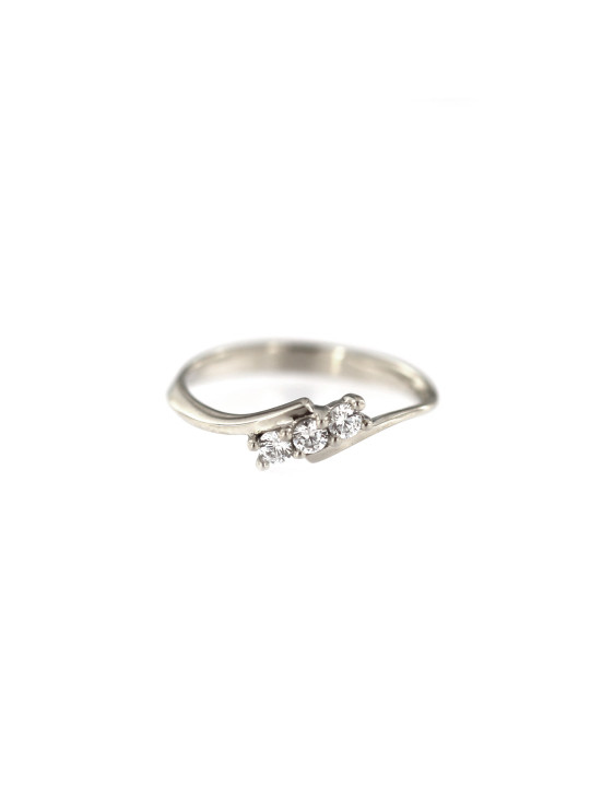 White gold zirconia ring DBT05-01