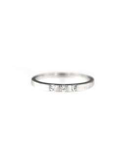 White gold zirconia ring DBT03-02