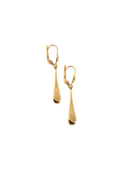 Yellow gold drop earrings BGA04-10-03