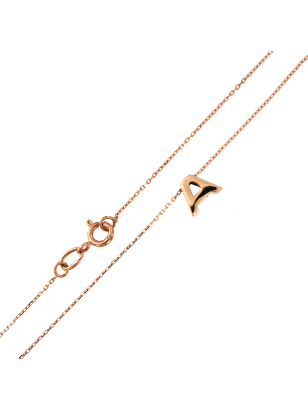 Rose gold pendant necklace CPR33-A-02