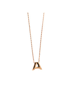 Rose gold pendant necklace CPR33-A-02