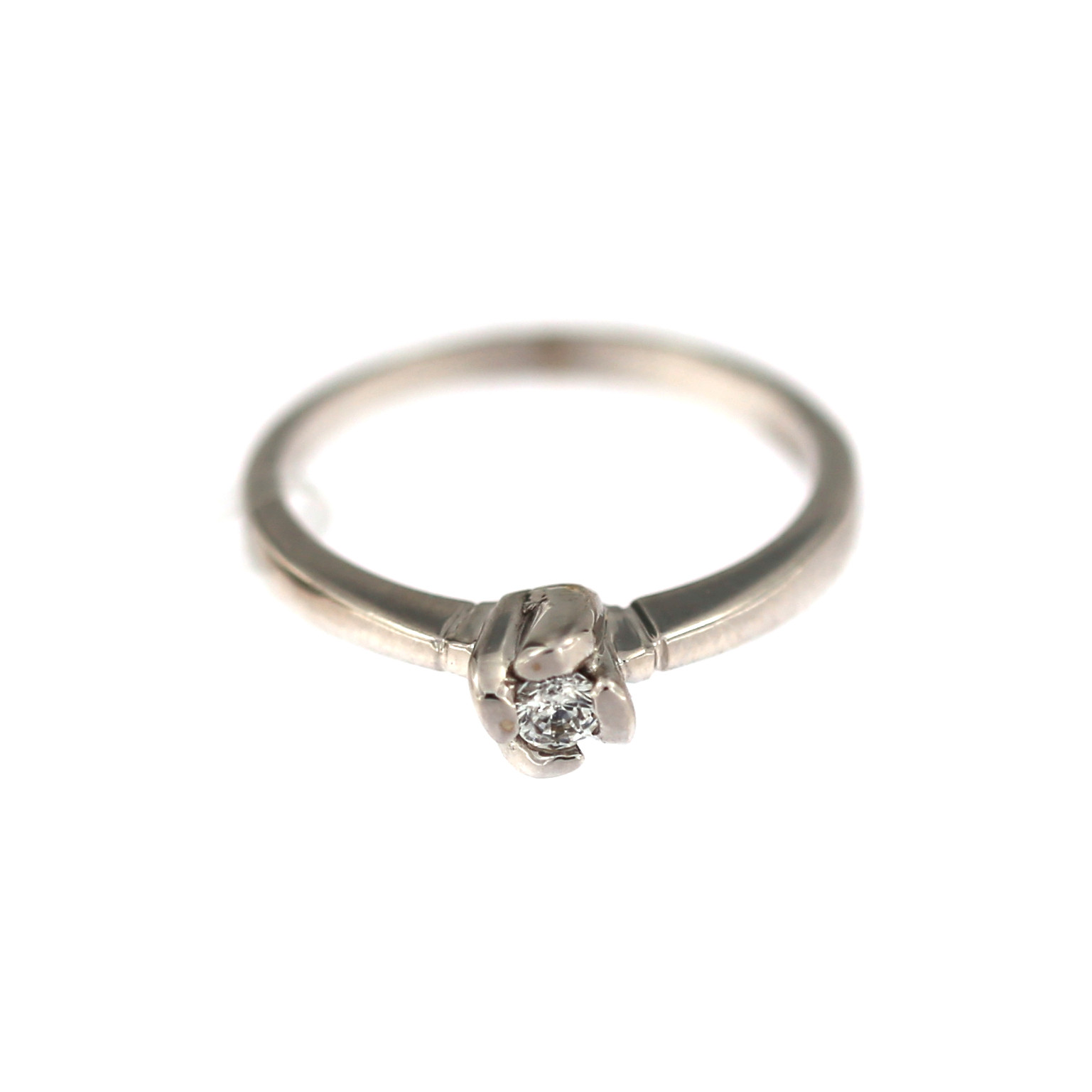 White gold engagement ring DBS01-08-08