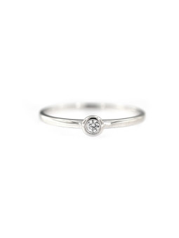 White gold engagement ring DBS01-06-01