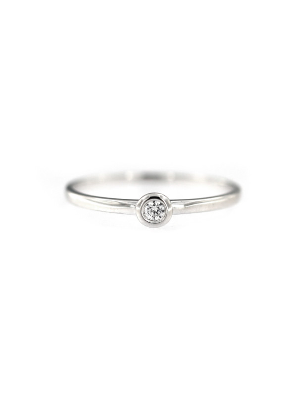 White gold engagement ring DBS01-06-01