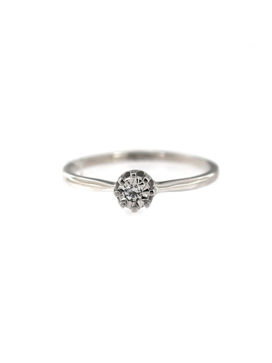 White gold engagement ring DBS01-05-03