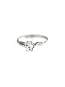 White gold engagement ring DBS01-04-04