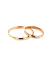 Rose gold wedding ring 16.5 MM-VEST15 