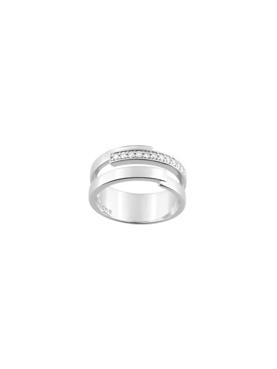 Sterling silver zirconia ring GLG37015.11