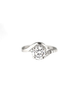 White gold engagement ring DBS04-03-03