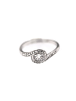White gold engagement ring DBS04-03-01