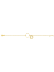 Gold plated brass bracelet MUR103117 