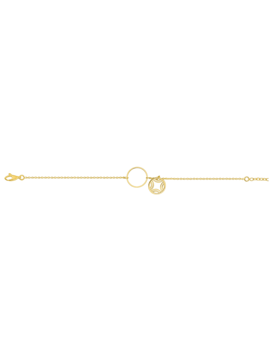 Gold plated brass bracelet MUR103117