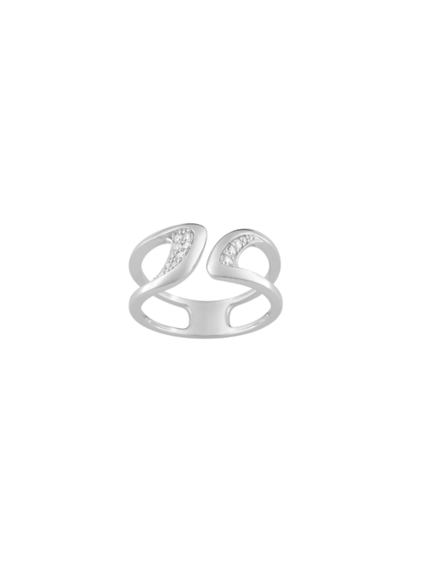 Sterling silver zirconia ring MUR307025.1