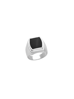 Sterling silver onyx ring MUR307029