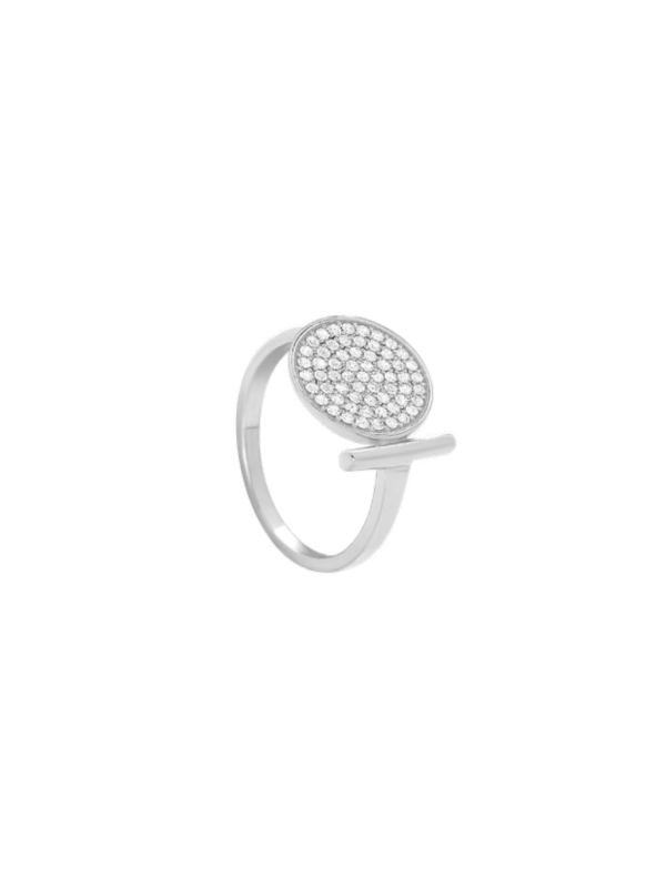 Sterling silver zirconia ring MUR307035.1