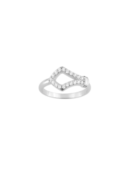 Sterling silver zirconia ring MUR307430.1