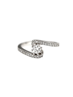 White gold engagement ring DBS04-03-04