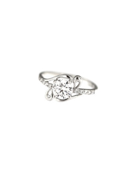 White gold engagement ring DBS03-09-01