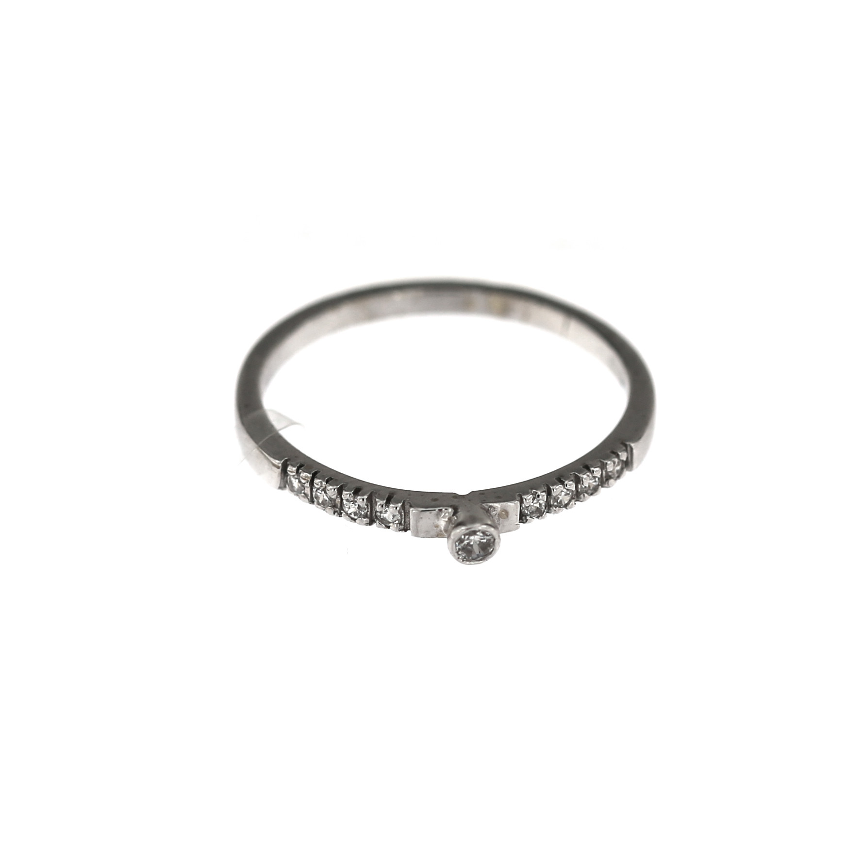 White gold engagement ring DBS03-02-06