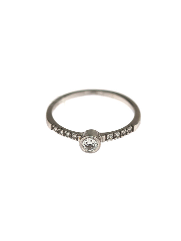 White gold engagement ring DBS03-02-07