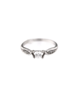 White gold engagement ring DBS03-05-02