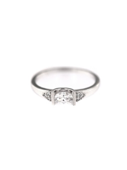 White gold engagement ring DBS03-04-04