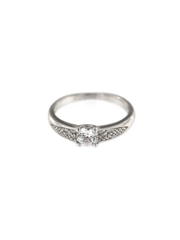 White gold engagement ring DBS03-04-01