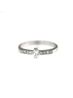 White gold engagement ring DBS03-01-03