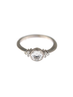 White gold engagement ring DBS02-04-04
