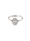 White gold engagement ring DBS02-01-01 