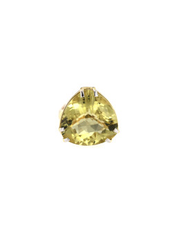 Geltono aukso žiedas su citrinu DGA01-01