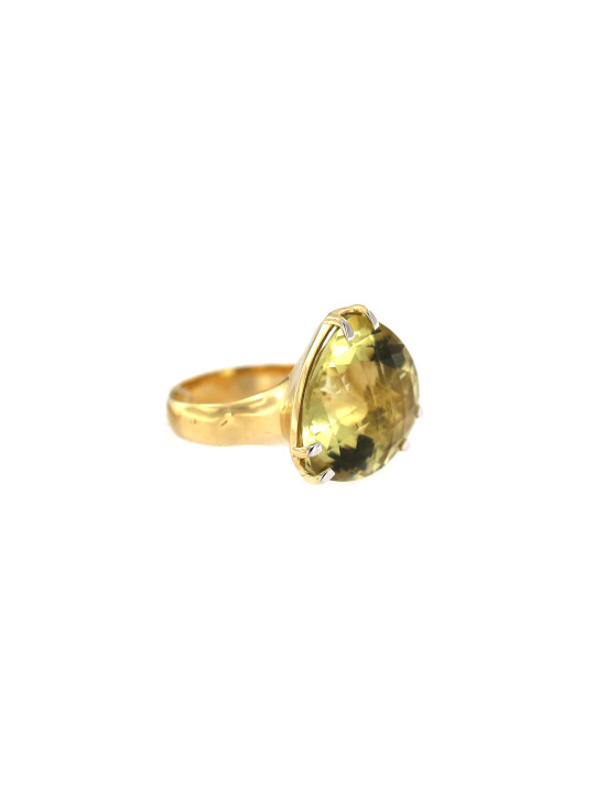 Yellow gold citrine ring DGA01-01