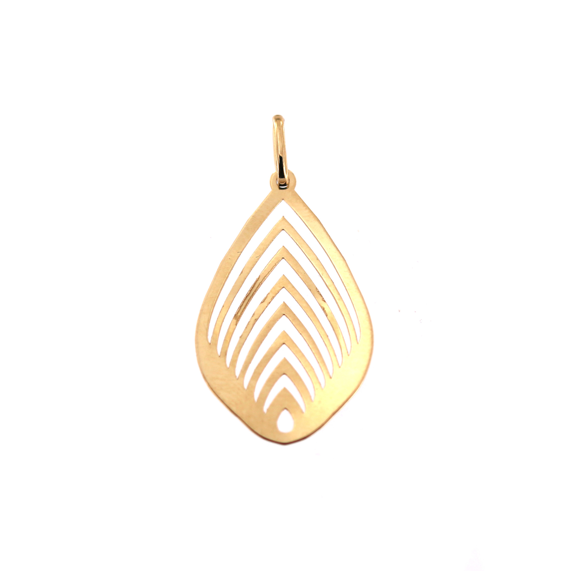Yellow gold pendant AGBL04-08