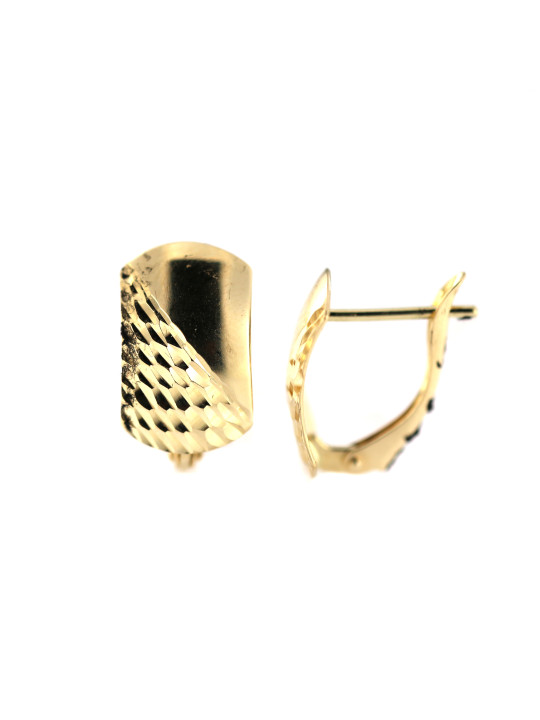 Yellow gold earrings BGA02-06-15