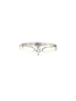 White gold engagement ring with diamond DBBR01-07