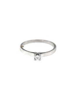 White gold engagement ring with diamond DBBR01-09